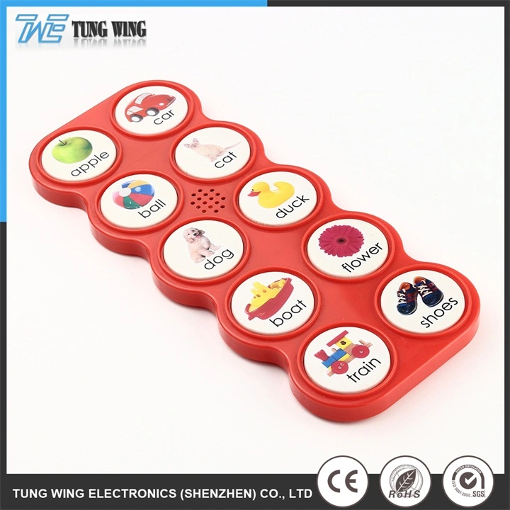 OEM 10 Button Electronic Intelligence Sound Toy for Kids