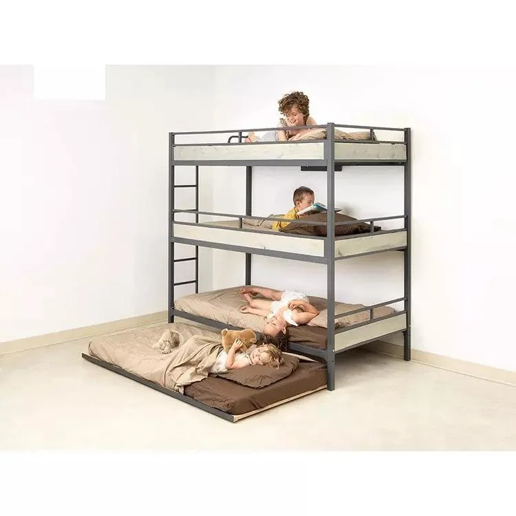 3 Layers 18 Inch Basket Triple Doll Bunk Bed with Ladder