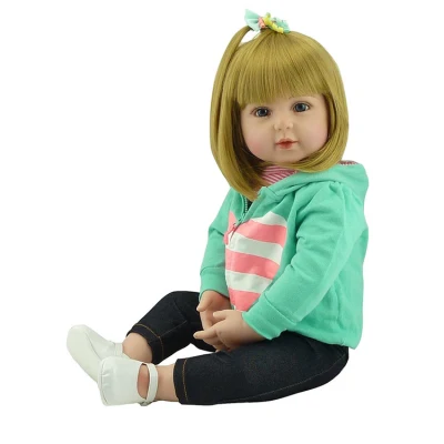 Bebe Reborn Doll 48cm Bambole per bambina in morbido silicone Boneca Reborn Brinquedos Bonecas Regali per bambini Giocattoli Prima di andare a dormire Plamates