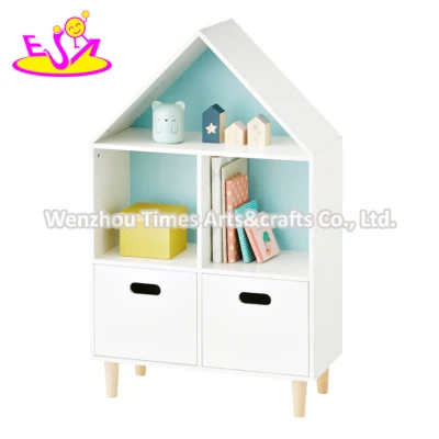 Acquista Scaffali Per Libri Per Bambini In Legno Bianco Di Vendita Calda Con Design Personalizzato W08c300